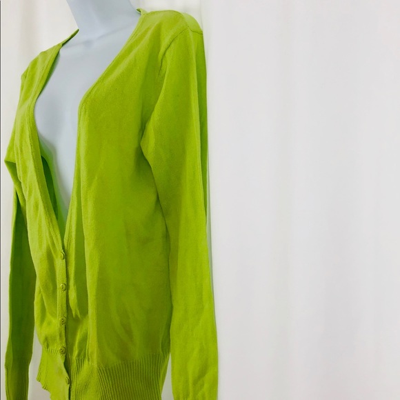 Bongo Cotton button front cardigan sweater L - Picture 5 of 14